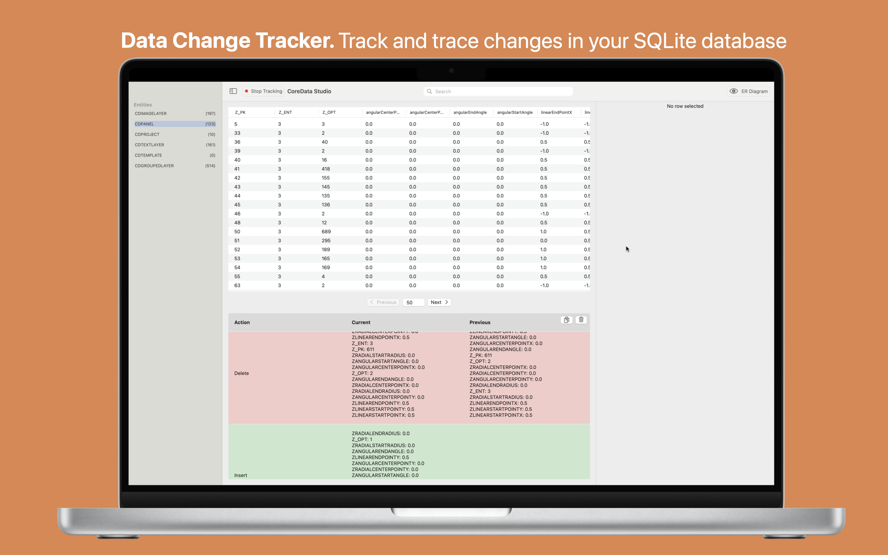 Data Change Tracker