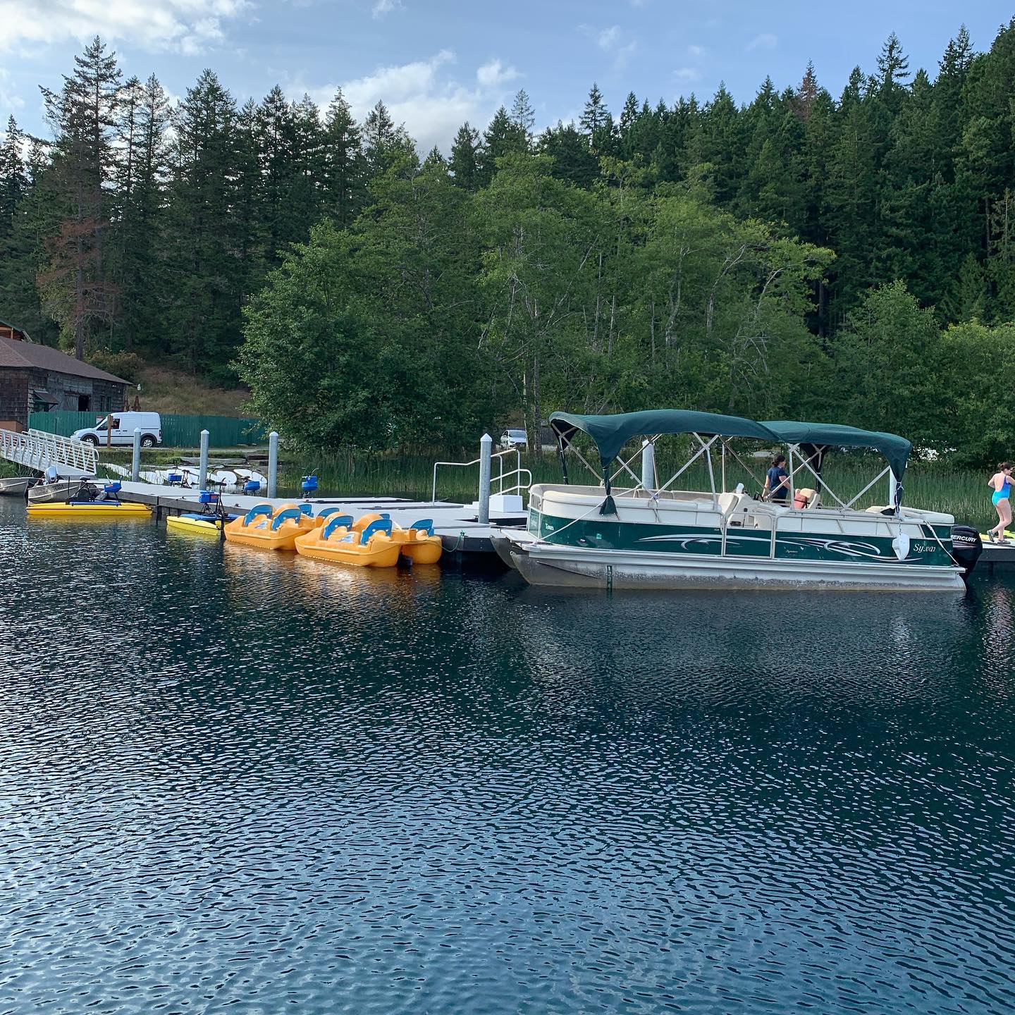 Lake Crescent catamarans, WA