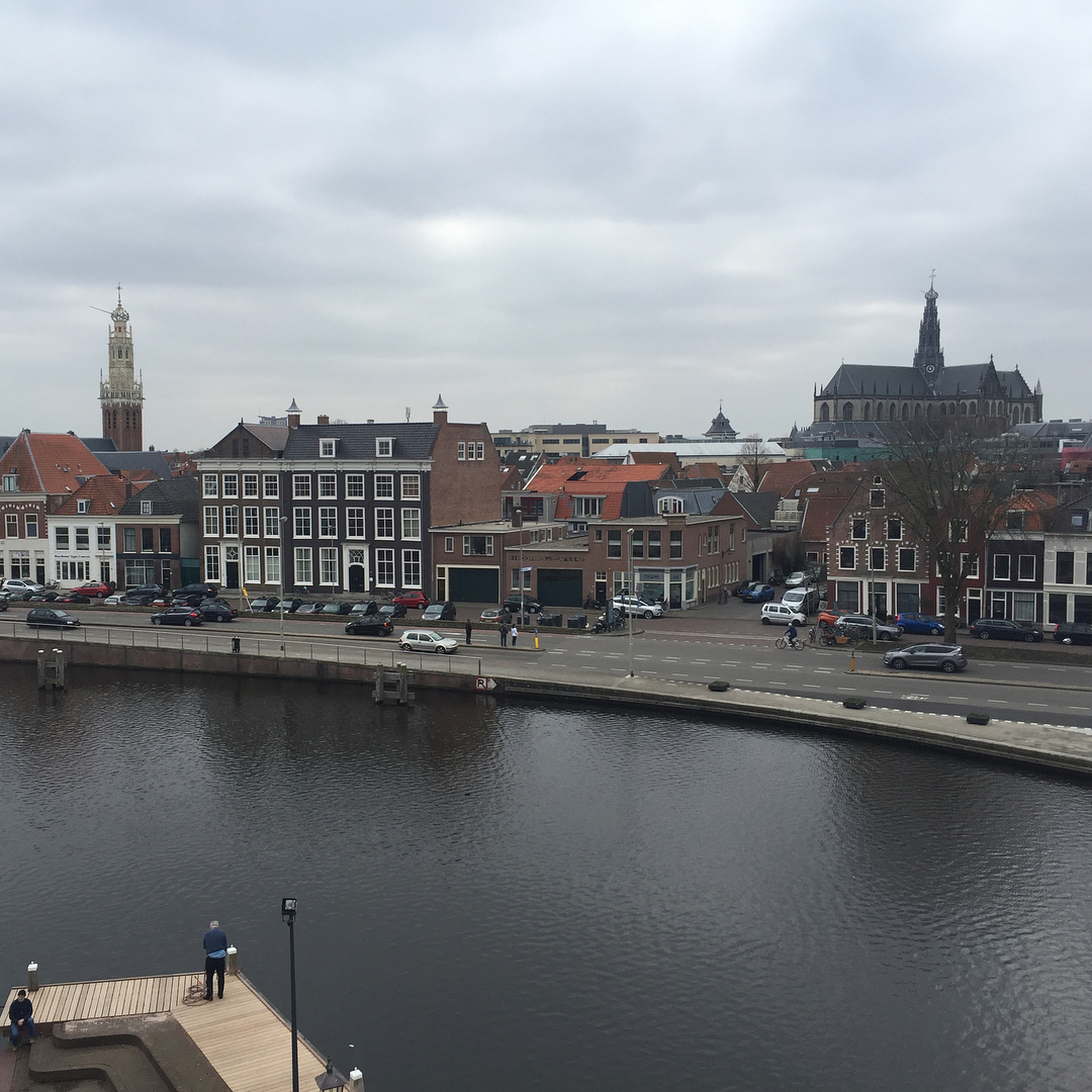 Haarlem river waterfront