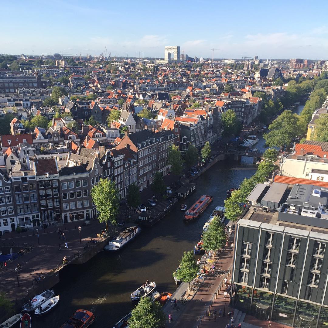 Amsterdam view from above 2