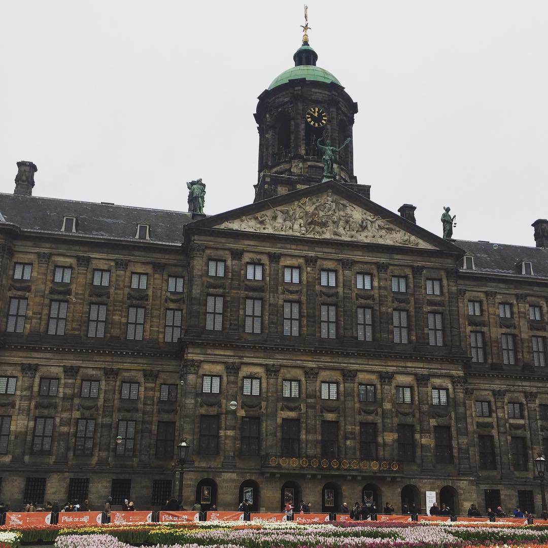 The king palace in Amsterdam