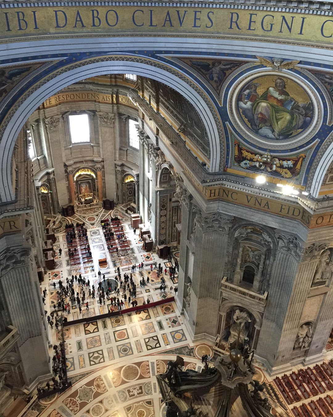 Inside view of St. Peter's Basilica