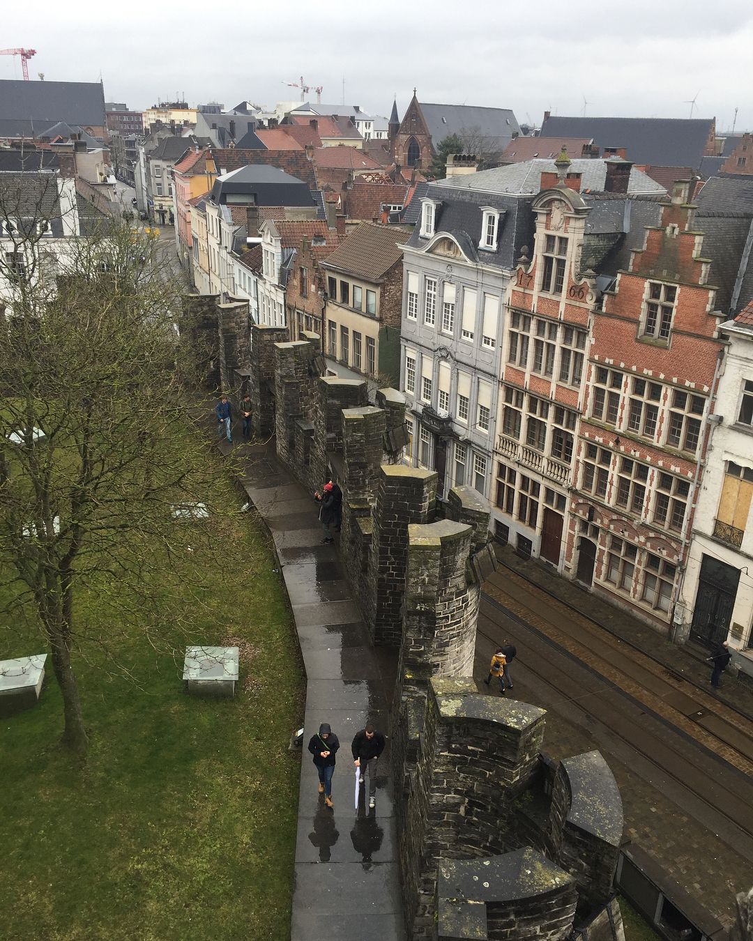 Ghent on the Castle wall