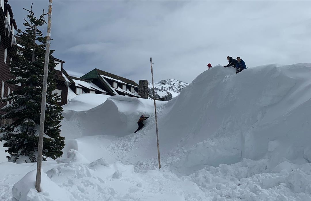 Crater Lake snow 2, OR