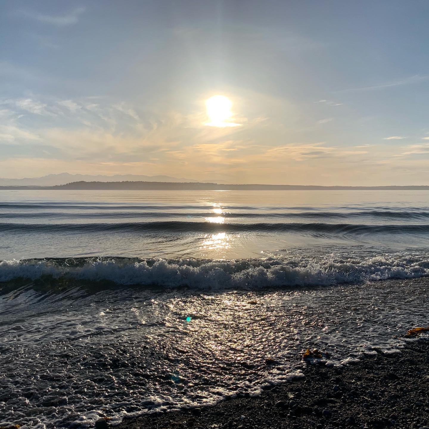 Edmonds, WA sunset beach