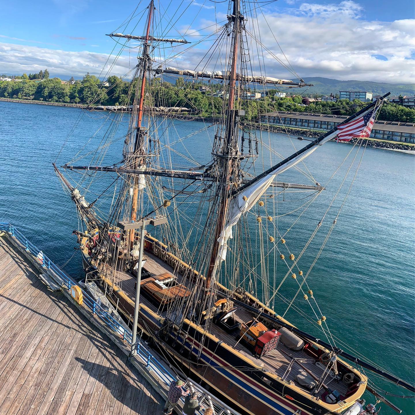 Ship in Port Angeles, WA